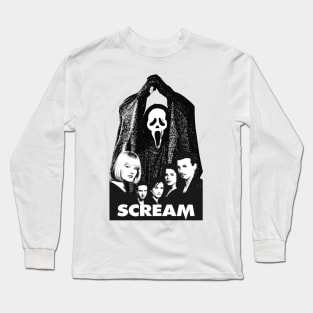 Scream Ghostface Killer Halloween Horror Merch Long Sleeve T-Shirt